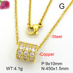 Fashion Copper Necklace  F7N401766avja-L003