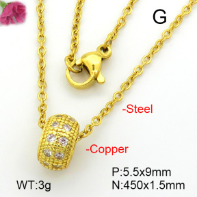 Fashion Copper Necklace  F7N401771vail-L003