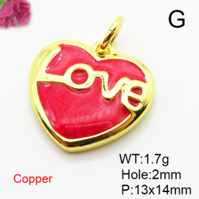 Fashion Copper Pendant  XFPC05537vail-L024