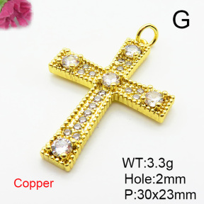 Fashion Copper Pendant  XFPC05589aajl-L024