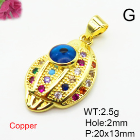 Fashion Copper Pendant  XFPC05613aajl-L024