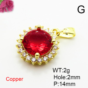 Fashion Copper Pendant  XFPC05619aajl-L024