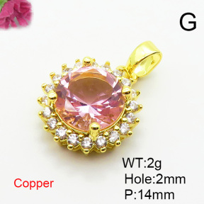 Fashion Copper Pendant  XFPC05623aajl-L024