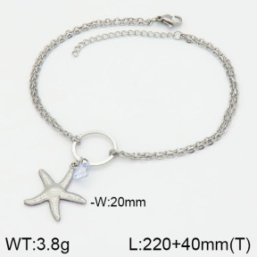 Stainless Steel Anklets  2A9000525ablb-610