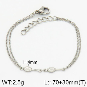 Stainless Steel Bracelet  2B2000795vbmb-314