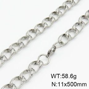Stainless Steel Necklace  2N2001012bbov-314