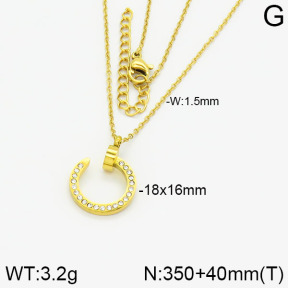 Stainless Steel Necklace  2N4000585bbov-363
