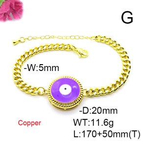 Fashion Copper Bracelet  F6B300642vbmb-L024