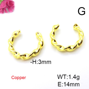 Fashion Copper Earrings  F6E200141avja-L024