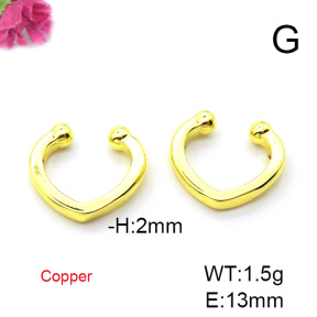 Fashion Copper Earrings  F6E200152avja-L024