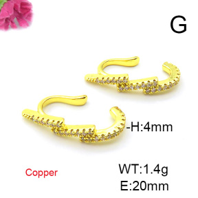Fashion Copper Earrings  F6E403348ablb-L024