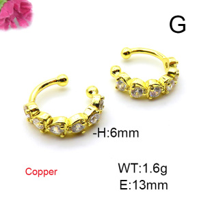 Fashion Copper Earrings  F6E403350ablb-L024