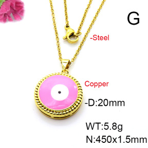 Fashion Copper Necklace  F6N300705avja-L024