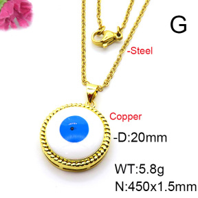 Fashion Copper Necklace  F6N300706avja-L024
