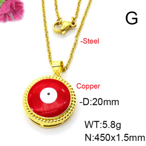 Fashion Copper Necklace  F6N300708avja-L024