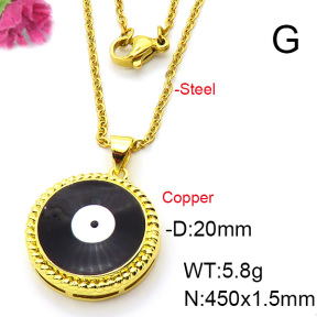 Fashion Copper Necklace  F6N300709avja-L024