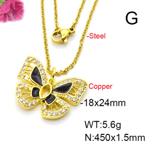 Fashion Copper Necklace  F6N403668baka-L024