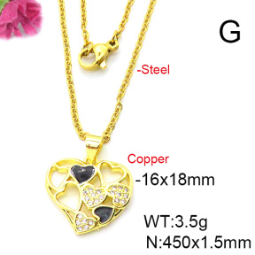 Fashion Copper Necklace  F6N403688aajl-L024
