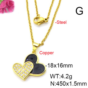 Fashion Copper Necklace  F6N403695aajl-L024