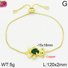 Fashion Copper Bear Bracelets  TB2000118vhha-J39