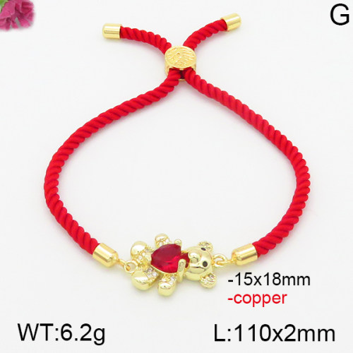 Fashion Copper Bear Bracelets  TB5000142bhva-J111