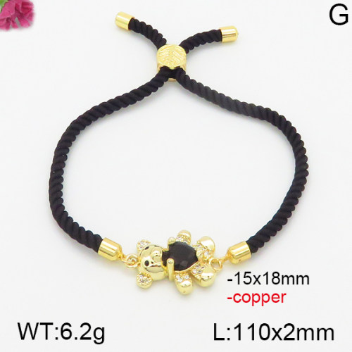 Fashion Copper Bear Bracelets  TB5000144bhva-J111