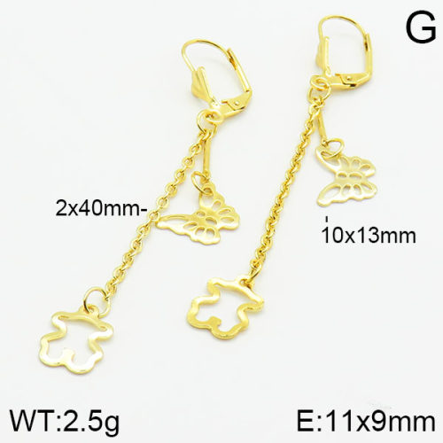 SS Bear Earrings  TE2000161ablb-463