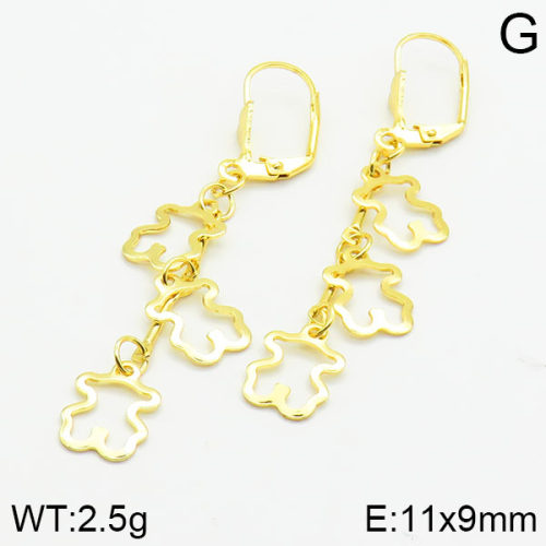 SS Bear Earrings  TE2000163ablb-463