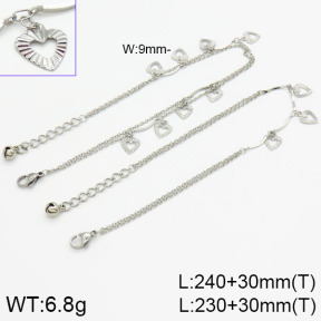 Stainless Steel Anklets  2A9000561ahjb-314