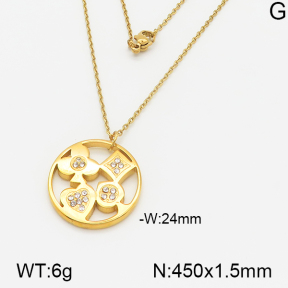 Stainless Steel Necklace  5N4000611bbov-317