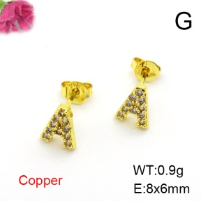 Fashion Copper Earrings  F6E403416aaij-L035