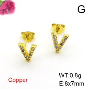 Fashion Copper Earrings  F6E403419aaij-L035
