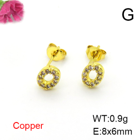 Fashion Copper Earrings  F6E403420aaij-L035