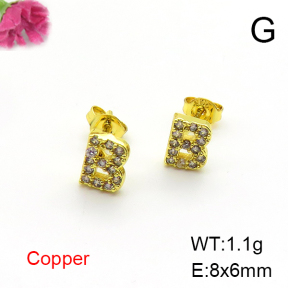 Fashion Copper Earrings  F6E403422aaij-L035