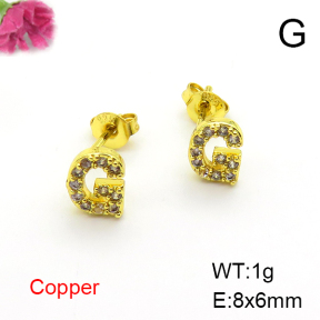 Fashion Copper Earrings  F6E403424aaij-L035