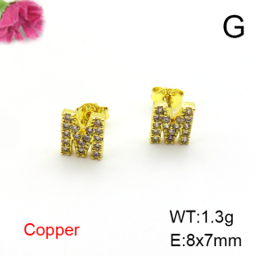 Fashion Copper Earrings  F6E403425aaij-L035