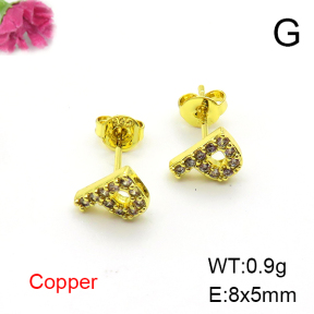 Fashion Copper Earrings  F6E403430aaij-L035