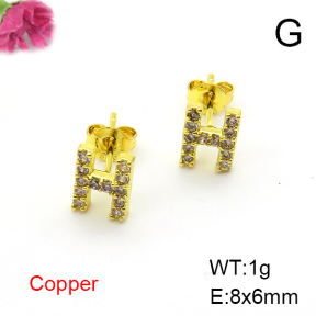 Fashion Copper Earrings  F6E403431aaij-L035