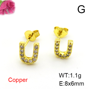 Fashion Copper Earrings  F6E403432aaij-L035