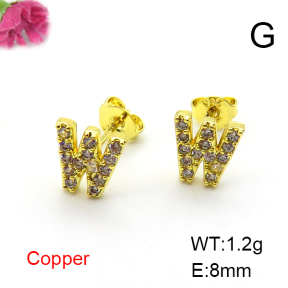 Fashion Copper Earrings  F6E403437aaij-L035
