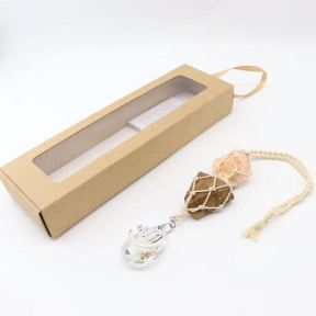 Ornament Accessory Nature Stone  Weight:18g  L:35cm,Package:25x7.5x3cm  F6OA00075bhia-Y008