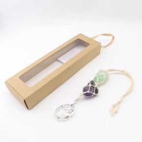 Ornament Accessory Nature Stone  Weight:18g  L:35cm,Package:25x7.5x3cm  F6OA00076bhia-Y008