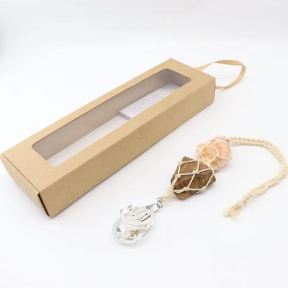 Ornament Accessory Nature Stone  Weight:18g  L:35cm,Package:25x7.5x3cm  F6OA00078bhia-Y008