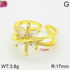 Fashion Copper Ring  F2R400445bbov-J59