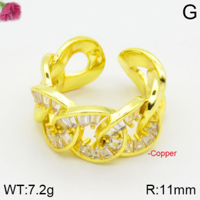 Fashion Copper Ring  F2R400463bbov-J59