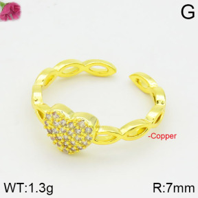 Fashion Copper Ring  F2R400481vbnb-J59