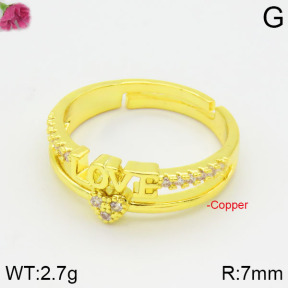 Fashion Copper Ring  F2R400485vbnb-J59