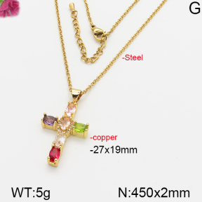 Fashion Copper Necklace  F5N400461bhia-J40