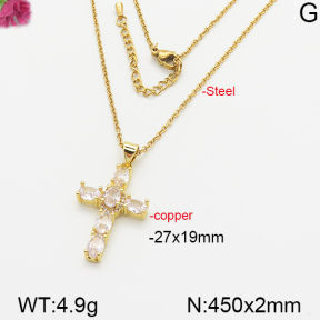 Fashion Copper Necklace  F5N400462bhia-J40