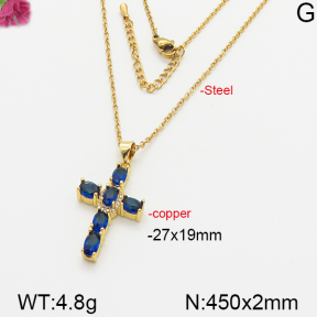 Fashion Copper Necklace  F5N400463bhia-J40